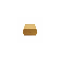 Petite boîte hamburger kraft brun 9,8 x 9,8 x 7 cm - par 450
