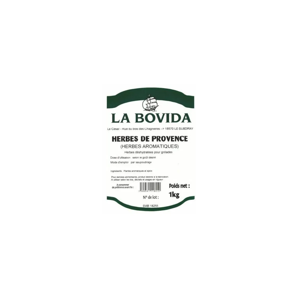 Épices Herbes de Provence - par 1 kg