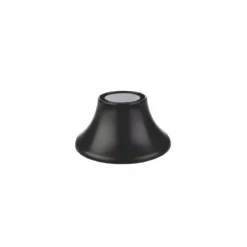 Pied Frida mélamine bois/noir H. 8 cm