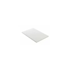Planche de découpe PEHD blanche 100 x 60 x 2,5 cm