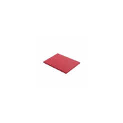 Planche de découpe PEHD rouge 40 x 30 x 2 cm
