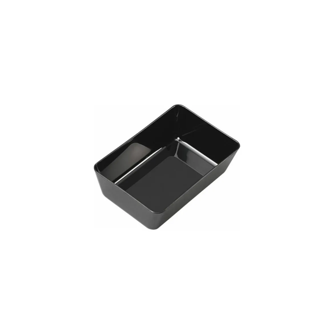 Plat ABS noir 22 x 14,5 x 7 cm