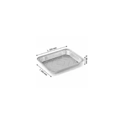 Plat aluminium GN 1/2 2400 ml - par 100