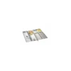 Plat angles arrondis inox 82 x 26 x 2 cm
