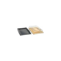 Plateau noir PET 46 x 30,5 cm - par 5