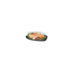 Plateau ovale et couvercle 450 x 300 mm - par 50