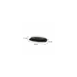Plateau ovale et couvercle 540 x 350 mm - par 40