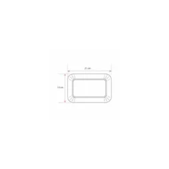 Plateau ravier carton blanc 14 x 21 cm - par 50