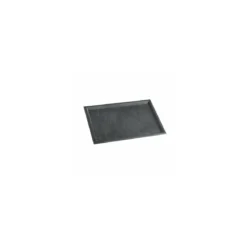Plateau texturé ardoise ps noir 29,5 x 19,5 cm - par 10