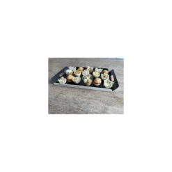 Plateau traiteur carton noir 28 x 19 cm - par 50