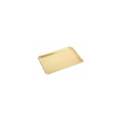 Plateau traiteur carton simple face or 28 x 42 cm - par 25
