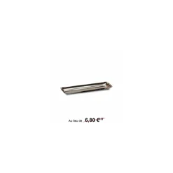 Plateau traiteur rectangulaire métallisé 19 x 6 cm - par 20