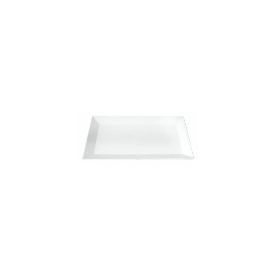 Plat glacière mélamine blanc 35 x 16,5 x 2 cm