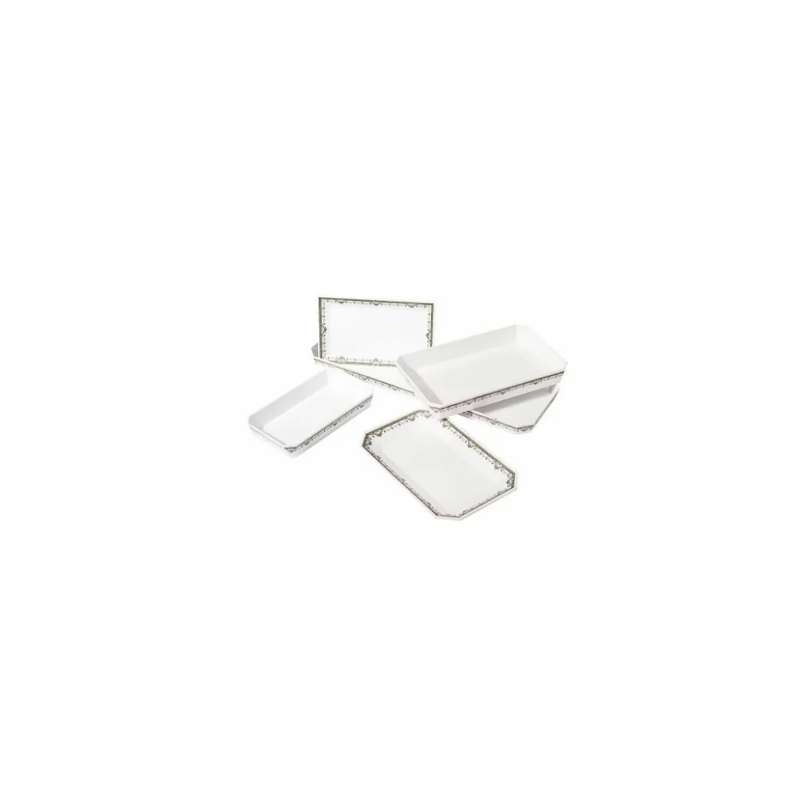 Plat glacière mélamine Pompadour 26 x 16,5 x 2 cm