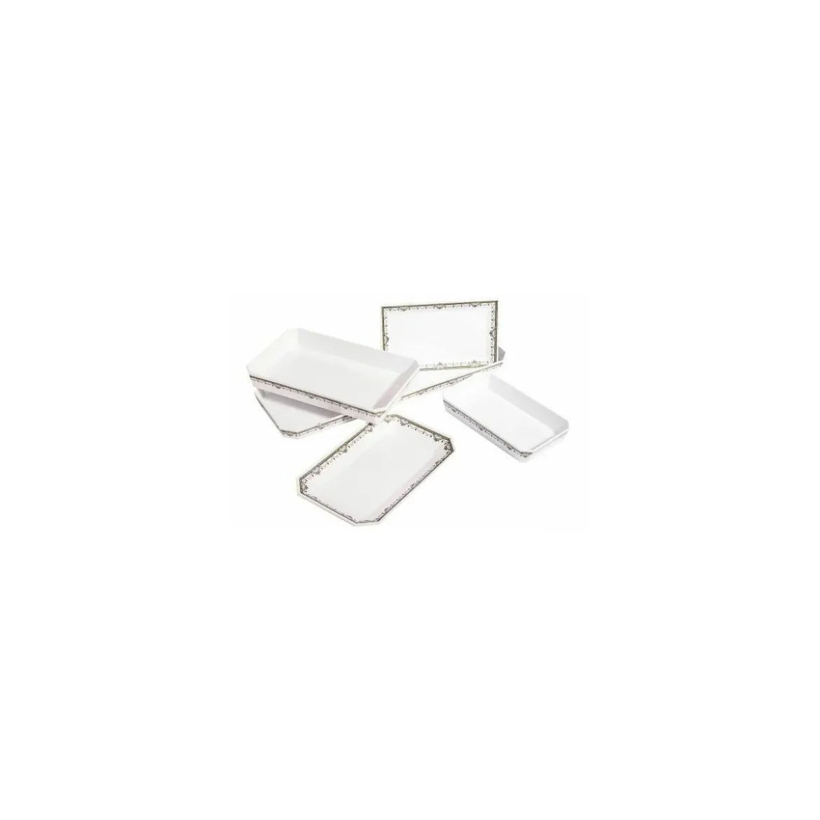 Plat glacière mélamine Pompadour 29 x 19 x 2 cm