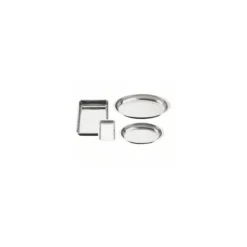 Plat gratin rectangulaire inox 30 x 21 x 4 cm