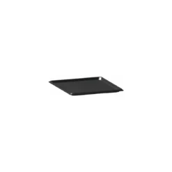 Plat mélamine noir GN 2/5 53 x 20 x 2 cm