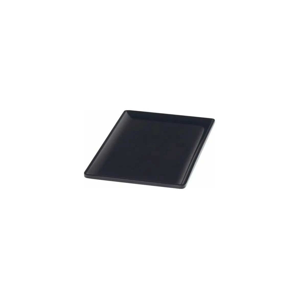 Plat mélamine noir Vestah GN 1/3 H. 1,2 cm