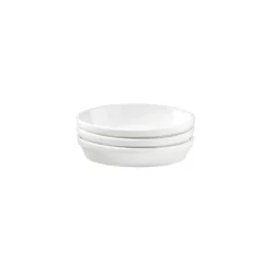 Plat ovale empilable porcelaine 19 cm - par 6
