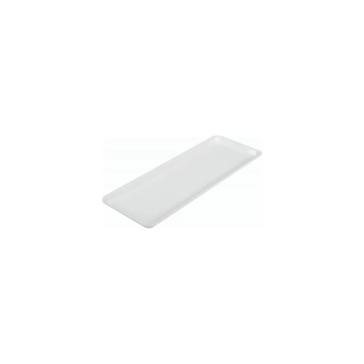 Plat plexi GN 2/5 blanc H. 1,7 cm 53 x 20 cm