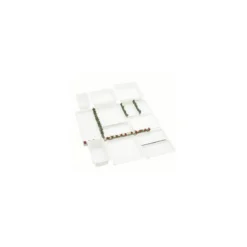 Plat plexi GN 2/5 blanc H. 1,7 cm 53 x 20 cm