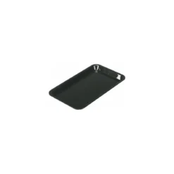 Plat plexi GN 1/4 noir H. 1,7 cm 26,5 x 16,2 cm