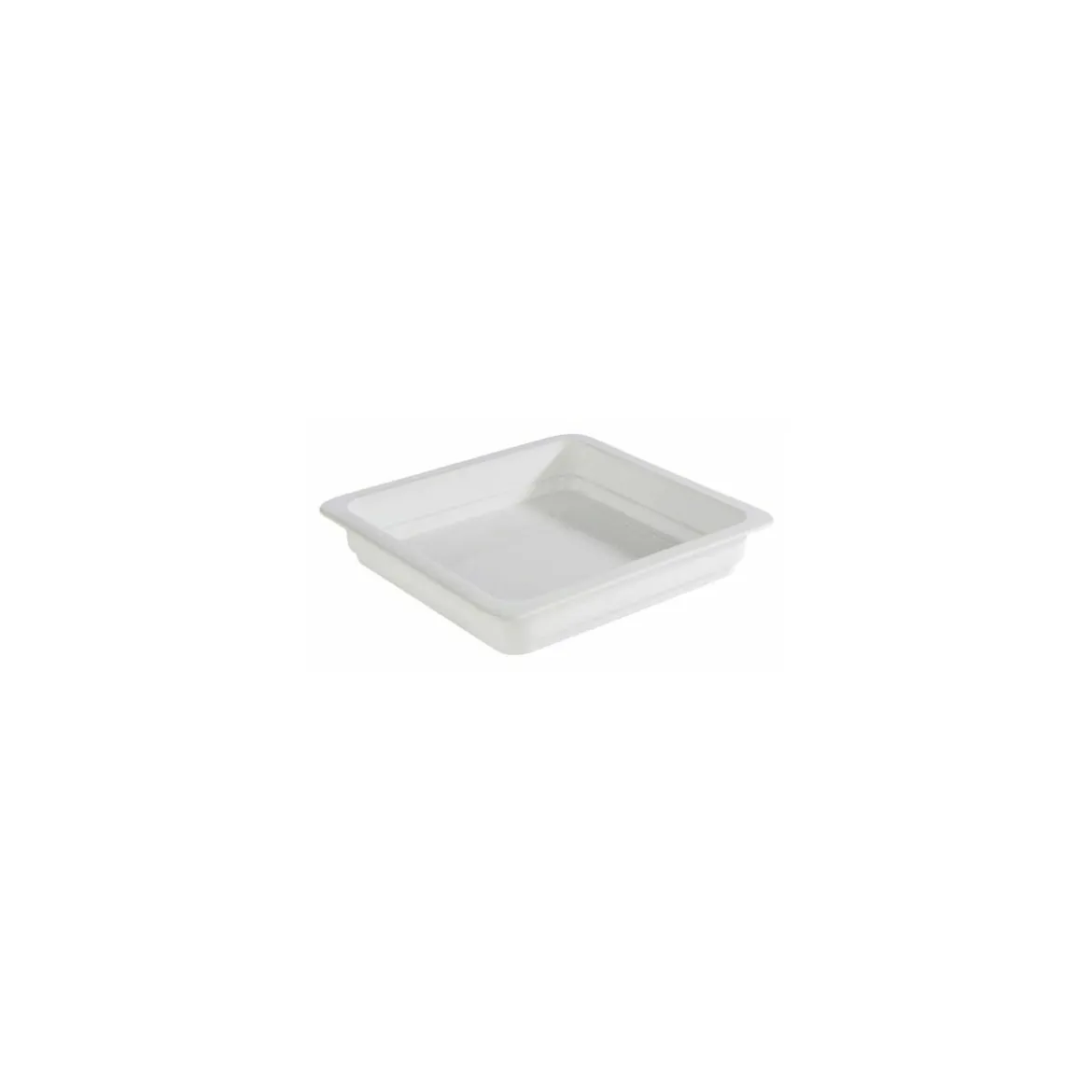 Plat porcelaine blanc GN 2/3 35,4 x 32,5 x 6,5 cm