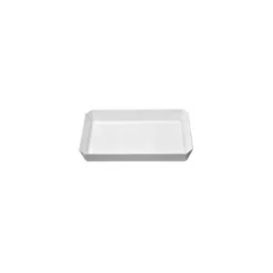 Plat ravier mélamine blanc 33,5 x 20 x 4,5 cm