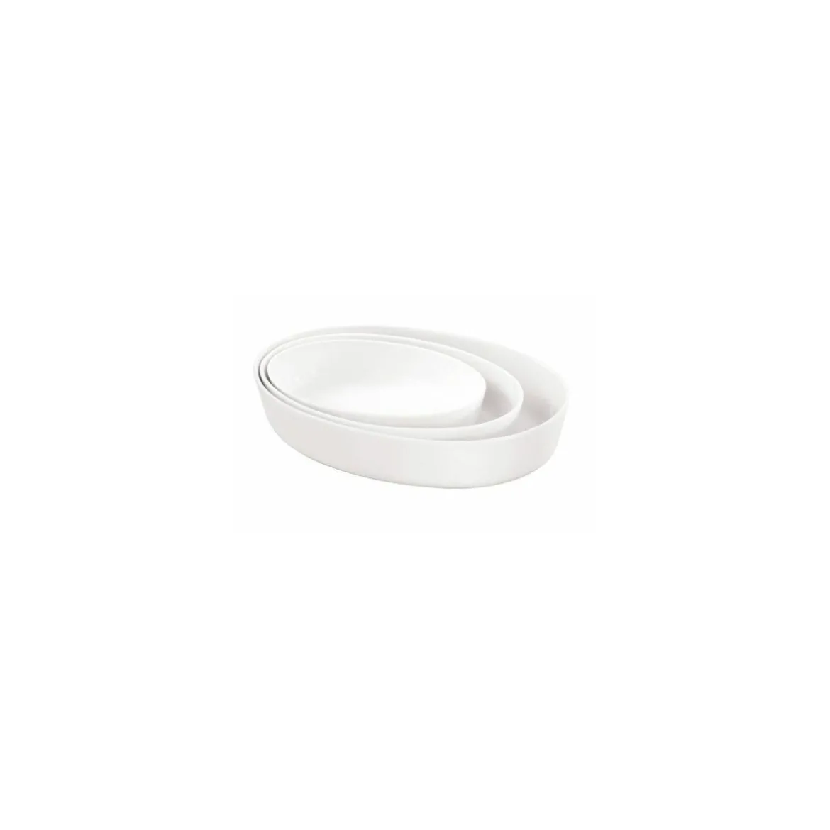 Plat sabot porcelaine 34,5 x 24 x 7 cm