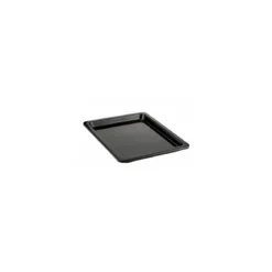 Plat Thin Rim mélamine noir GN 1/2 26,5 x 32,5 x 3 cm