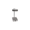 Porte sac poubelles inox 100 L avec couvercle PVC