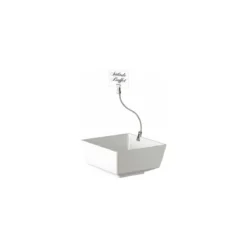 Porte étiquette à clipser + 10 étiquettes 12 cm
