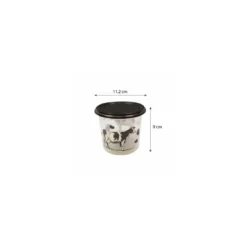 Pot à crème fraiche décor vache 50 cl - par 250