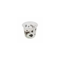 Pot à crème fraiche décor vache 50 cl - par 250