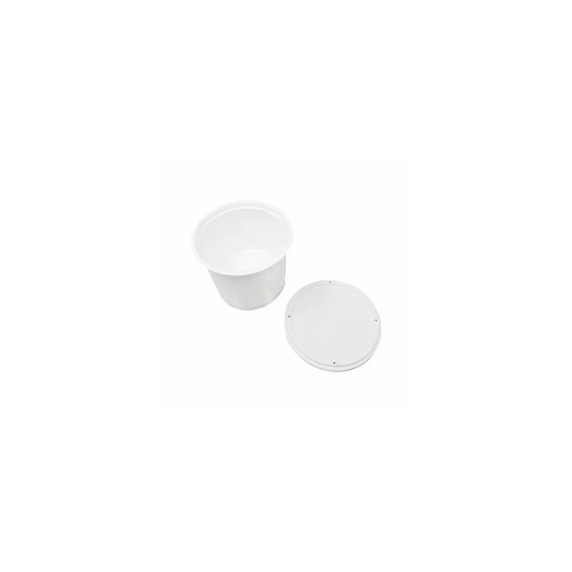Pot plastique PP avec couvercle 250 ml - par 250