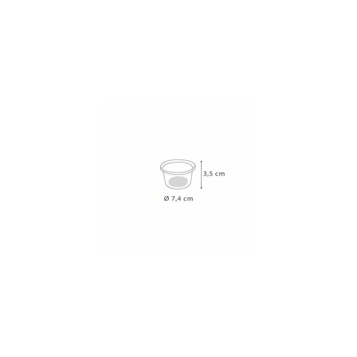Pot à sauce plastique transparent Delipack 100 ml - par 100