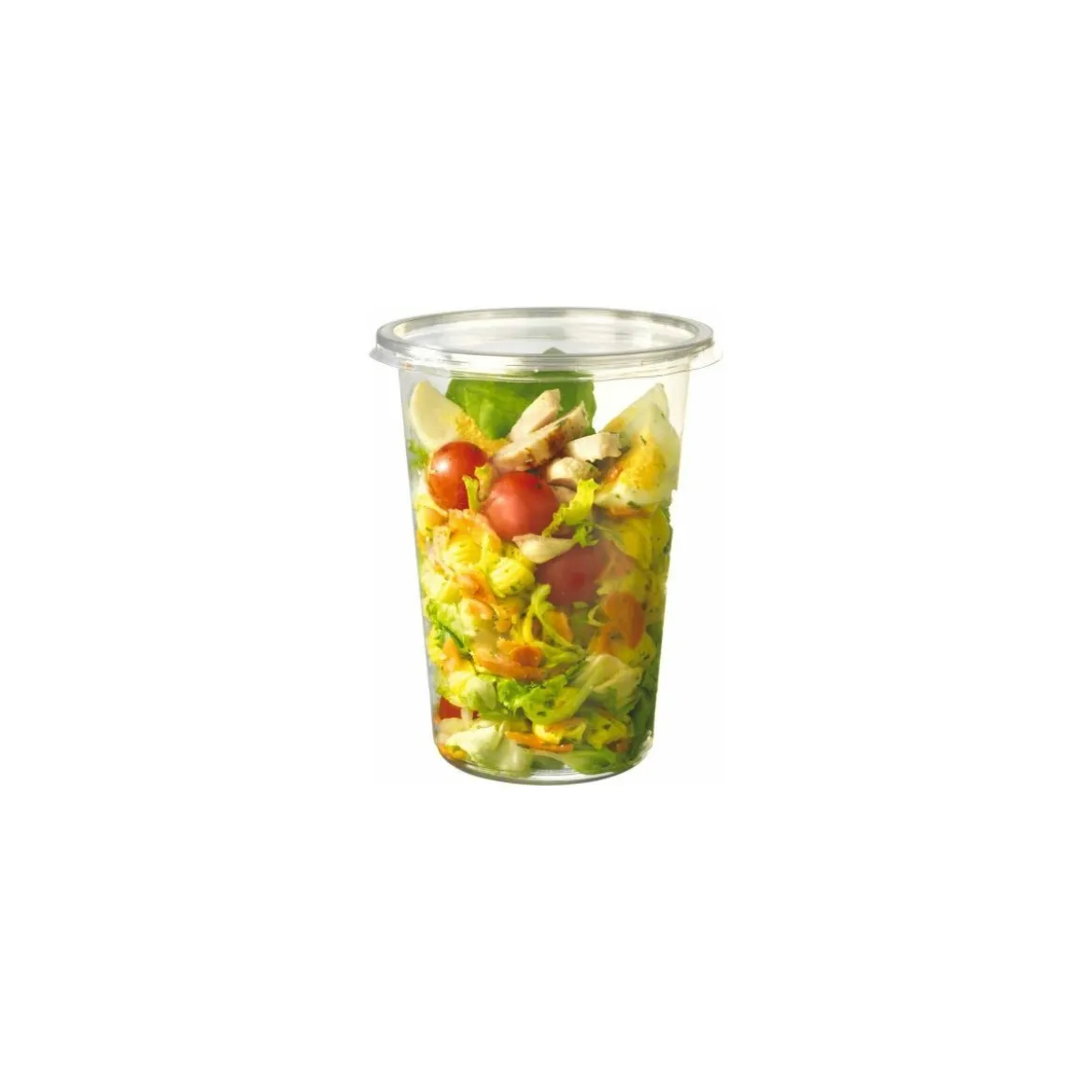 Pot Tusipack PET cristal 1000 ml - par 50