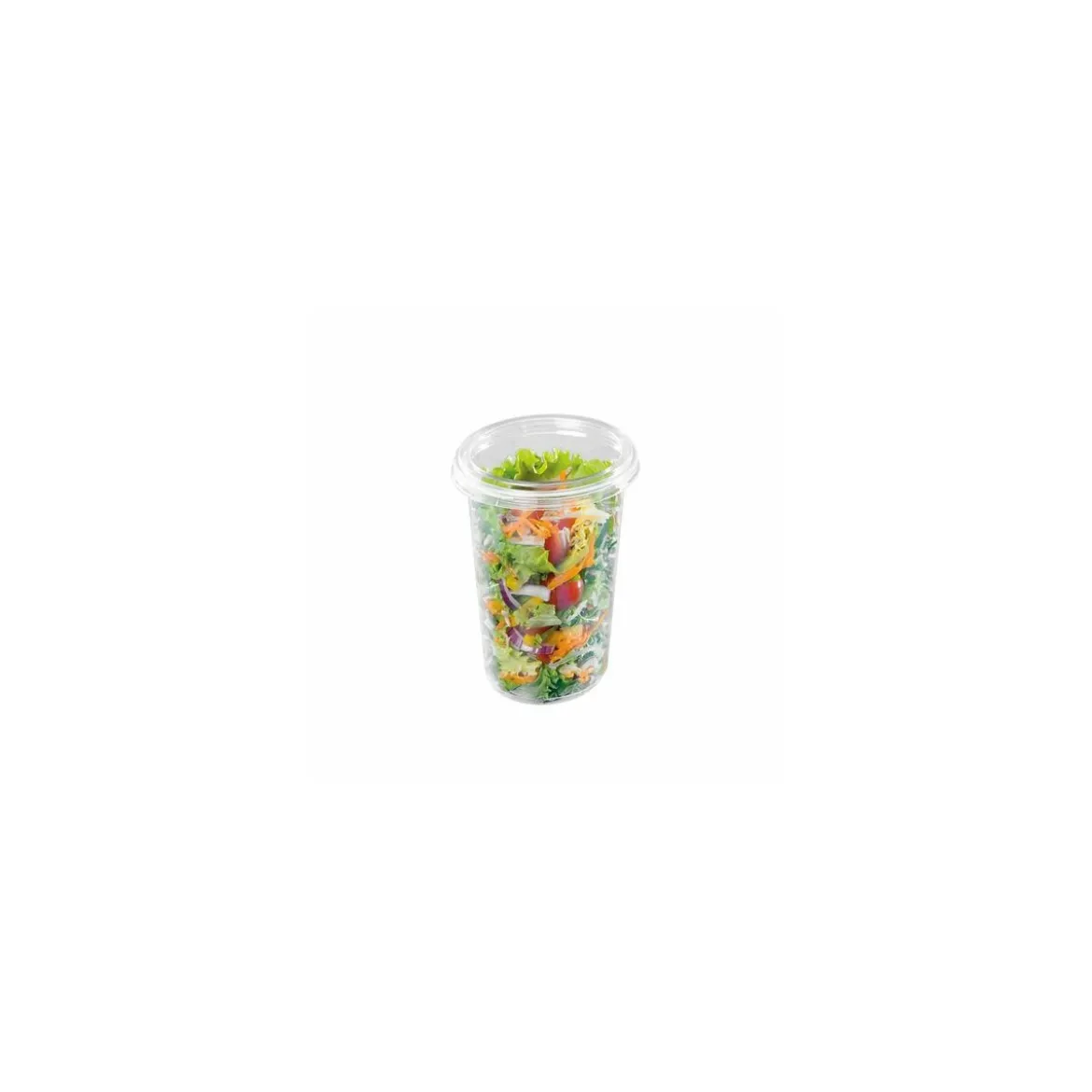 Pot Tusipack PET cristal 1000 ml - par 50