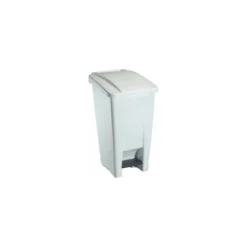 Poubelle mobile à pédale Mobily blanc 60 L