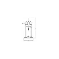 Poussoir manuel vertical 13 L PV13P