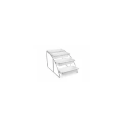 Présentoir inox 4 bacs GN 1/3