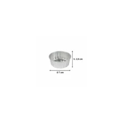 Ramequin aluminium rond 84 ml - par 100