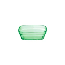 Ravier carré copolyester vert 25 cl - par 6