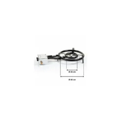 Réchaud à paella Pro ø 40 cm avec thermocouple Garcima