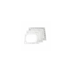 Rectangle dentelles papier blanc 30 x 18 cm - par 250