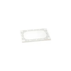 Rectangle dentelles papier blanc 30 x 18 cm - par 250