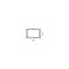 Rectangle dentelles papier blanc 45 x 36 cm - par 250