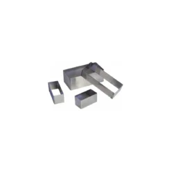 Rectangle inox 12 x 3 x 3 cm