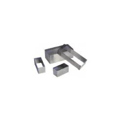Rectangle inox 12 x 6 x 4,5 cm