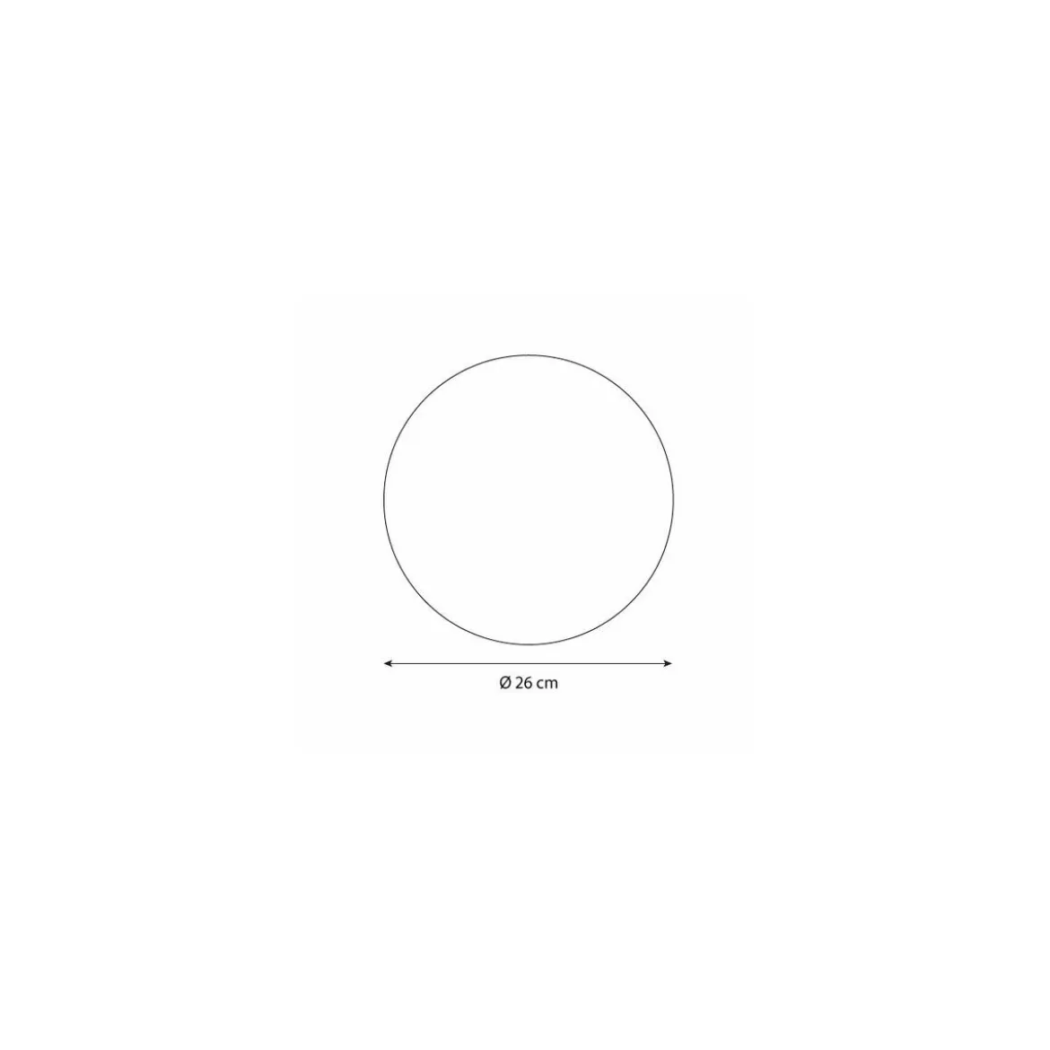 Rond pâtissier carton or extra-fort ø 26 cm - par 100